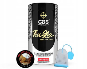 Herbata GBS TeaSha z Ashwagandhą: APPLE PIE Jabłko