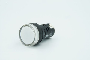 Kontrolka lampka sygnalizacyjna BIAŁA 230V LED
