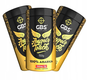 Kawa GBS ANGEL'S TOUCH Mielona 5xMOC 3PAK 3x150g.