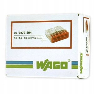 Szybkozłączka 2273 Wago 4x2,5 oryginalna 100szt