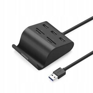Adapter 5w1 UGREEN US156, Hub USB do 3x USB 3.0 +