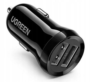 Ładowarka samochodowa UGREEN ED018, 2x USB, 24W (c