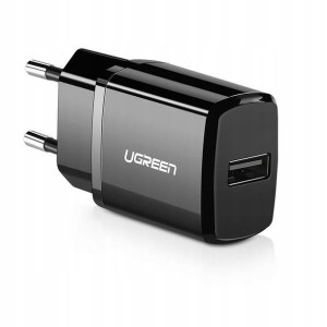 Ładowarka sieciowa UGREEN ED011, USB, 2.1A (czarna