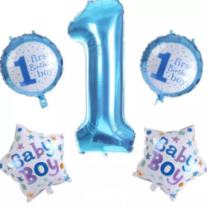 Balony na pierwsze urodziny roczek dla chłopca
