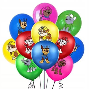 Balony Psi Patrol zestaw 10 szt. urodziny prezent