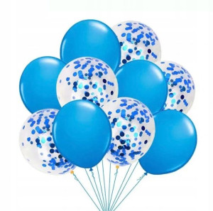 Balony zestaw 10 sztuk urodziny baby shower party