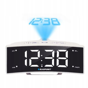 BLAUPUNKT Radiobudzik FM PLL CRP7WH z projektorem