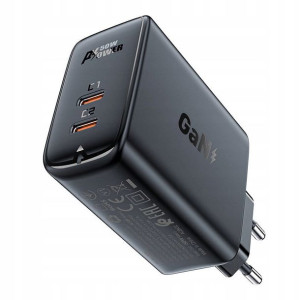 Acefast ładowarka sieciowa GaN 2xUSB Typ C 50W PD