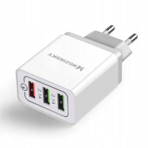 Wozinsky ładowarka sieciowa 3x USB 30W WWC-01