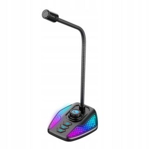Mikrofon Gamingowy RGB LED do biurka M555080