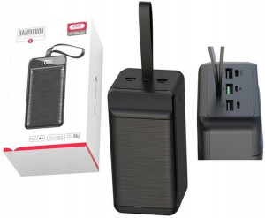 Powerbank 80000mAh Mocny Szybki QC22,5W-PD20W czar