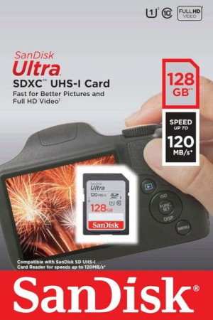 SanDisk Ultra Karta SDXC 128GB SDSDUNB-128G-GN6IN