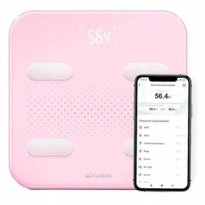 Waga analityczna smart YUNMAI S M1805 różowa