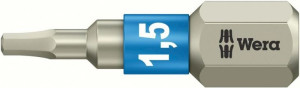 Wera 071070 Bit Grot Nierdzewny Końcówka HEX 1,5mm