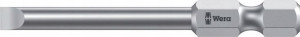 Bit WERA 1/4" Długi Płaski 89mm Solidny DIN3126 E6,3