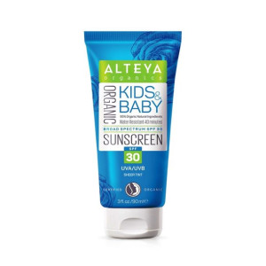 Alteya Kids & Baby Organic krem do opalania dla dzieci niemowląt SPF30 90ml