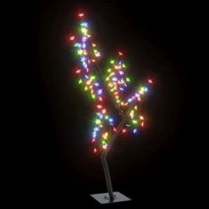 Drzewko świecące na kolorowo, 128 LED, kwiat wiśni, 120 cm