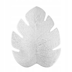Podkładka 44x36 Dekoracyjna Monstera Srebrna
