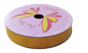 Wstążka Tasiemka Kolorowa PVC wzór 2cm 9m