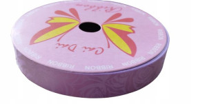 Wstążka Tasiemka Kolorowa PVC wzór 2cm 9m