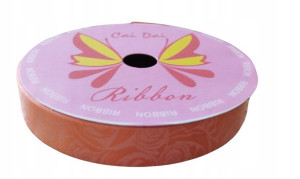 Wstążka Tasiemka Kolorowa PVC wzór 2cm 9m