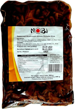 Grzyby shitake marynowane 500g
