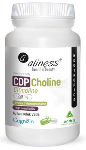 ALINESS CDP Cholina Cytykolina 250 mg 60 kaps.