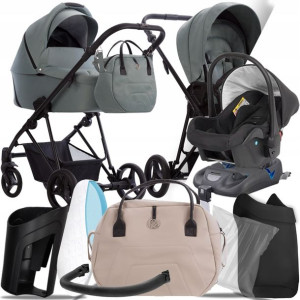 Wózek 4w1 Bebetto Yoddi 01 Cz I Kite + Baza Dock