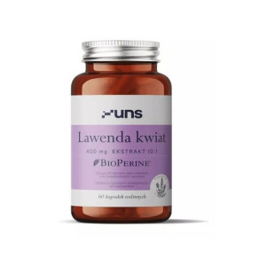 UNS Lawenda Kwiat 400 mg 60 kaps.