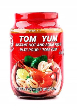 Pasta Tom Yum Instant - tajska zupka- słoik 454g