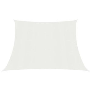 Żagiel przeciwsłoneczny, 160 g/m², biały, 4/5x4 m, HDPE