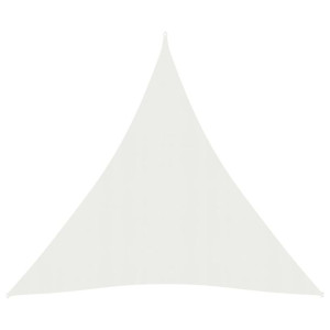 Żagiel przeciwsłoneczny, 160 g/m², biały, 5x6x6 m, HDPE