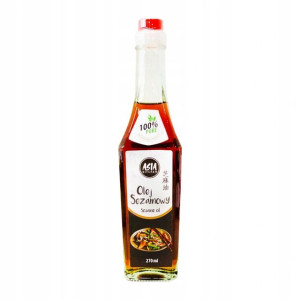 Olej z prażonych ziaren sezamu 270 ml Asia Kitchen