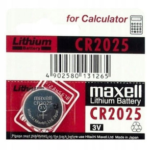 Bateria litowa CR2025 Maxell 1 sztuka