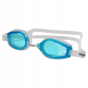 Okulary pływackie Aqua-Speed Avanti biało-niebieskie