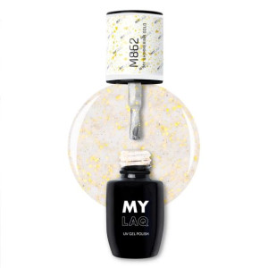 Mylaq Lakier hybrydowy M862 MY SHIMMERING GOLD 5 ml