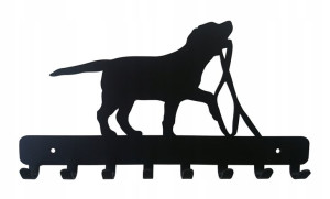 wieszak metalowy ścienny pies klucze smycz obroża