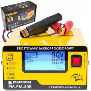 Prostownik Mikroprocesorowy Akumulatorowy 12/24V