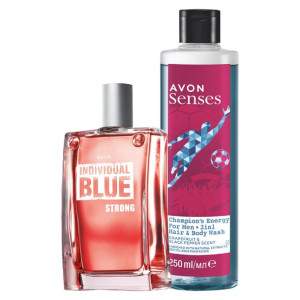 Zestaw Perfumy Individual Blue Strong 100ml i Żel