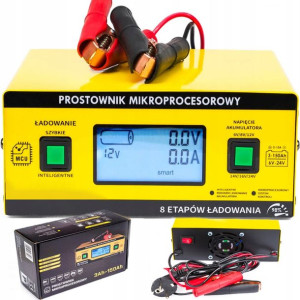 Prostownik Mikroprocesorowy Akumulatorowy 6/24V