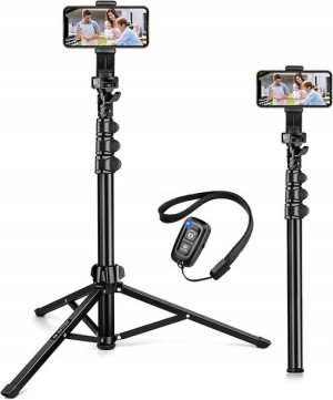 Statyw Wysuwany Tripod Selfie Zdjęć Telefon 142 Cm