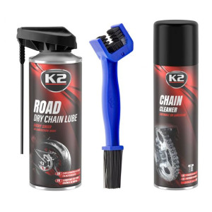 Smar Do Łańcuchów K2 Road 400ml + Zwywacz + Szczotka