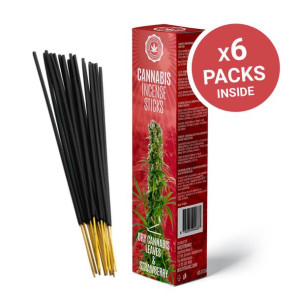 Kadzidełka konopne– Strawberry and Dry Cannabis Leaves 15 szt.