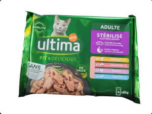 Mokra karma zestaw ULTIMA steril mix smaków