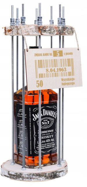 KLATKA NA ALKOHOL Whisky PREZENT Urodziny 18 20 30