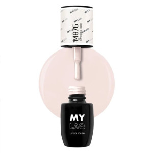 Mylaq Lakier hybrydowy M876 MY MILKY NUDE 5 ml
