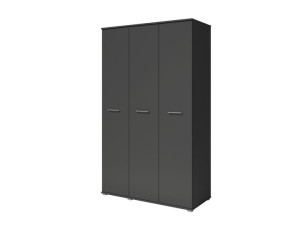 Szafa Otwierana NIKO 3-Drzwiowa 120cm | Antracyt