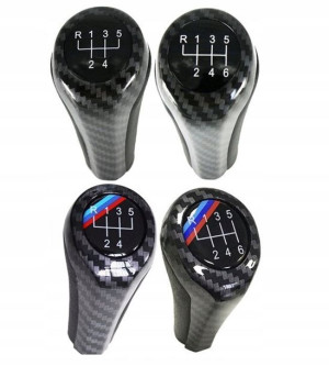 Gałka zmiany 5/6 biegów BMW E90 E91 E92 CARBON