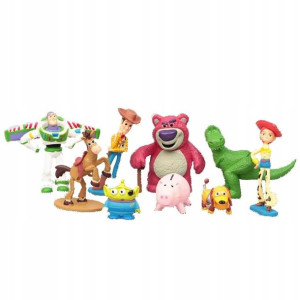 FIGURKI TOY STORY 4 ZESTAW 9SZT Buzz Chudy Jessie