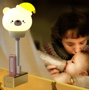 Kreatywna lampka nocna dla dzieci USB MIŚ
